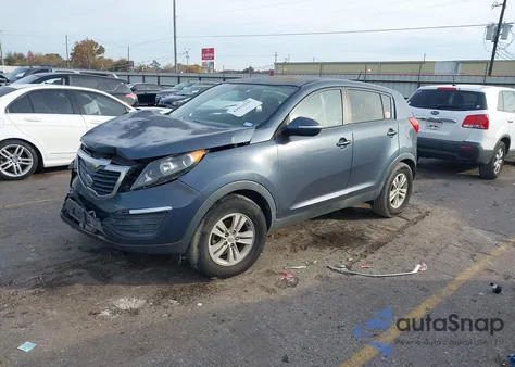 2011 Kia Sportage Lx from USA, damaged, VIN KNDPB3A27B7115604